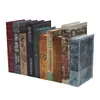 Libro Falso Nostálgico Retro Decoración de Libros Adornos Sala de Estar Gabinete de Vino Decoración Suave Modelo de Habitación Decoración Accesorios para Disparos