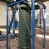 Bolsa de Tela Telescópica para Almacenamiento a Granel Gris, Tubo de Polvo Resistente al Desgaste de Lona para Cemento, Tubo de Eliminación de Polvo para Camiones a Granel