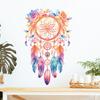 Novo FX-E332 apanhador de sonhos colorido sonhador pena quarto sala de estar casa embelezamento adesivos de parede atacado autoadesivo