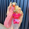 Chaveiro de Urso Sentado Colorido Acessórios Pingente de Bolsa para Mochila Temporada de Formatura Estudantil Pequeno Presente Pequeno Presente Atacado