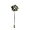 Broche de una palabra moda personalidad broche de hoja coreano chal cárdigan broche de perla rosa venta al por mayor