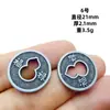 Aleación de plata de Xizang Tiantie retención de color fuerte cuentas de nube trasera candado Ping An Xiangyun pulsera de mano DIY Wen jugar accesorios de joyería al por mayor