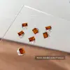 Celebridad de Internet Pila Inferior Taladro Uñas Arte Joyería Destello Corazón Torcido Ovalado Maillard Cristal Pila Taladro Bola Uñas Arte Joyería