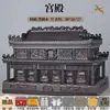 Envío Gratuito SF Urna Ébano Dragón Hombres Fénix Mujeres Caja Shou Ataúd Madera Maciza Suministros Funerarios A Prueba de Humedad Migración de Tumba
