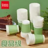 El vaso de papel desechable más vendido de Qixin, vaso de agua grueso de grado alimenticio, vaso de té L301