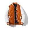 Nuevo abrigo acolchado de algodón 2023 para hombre y mujer, chaqueta de algodón acolchada de invierno, cuello alto, jacquard, uniforme de béisbol, chaqueta acolchada cálida, para hombres y adolescentes, acolchado engrosado