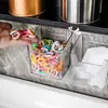 Caja de almacenamiento para toallas faciales usadas, montada en la pared, toalla de limpieza para baño, estante de almacenamiento multifuncional, cubo de almacenamiento organizador para lavabo
