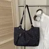 Estilo Coreano Estrellado Artístico Lunares Estilo Universitario 2026 Nueva Moda Tendencia Gran Capacidad Bolso de Hombro Tote para Mujer