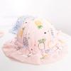 Nuevo gorro de bebé para recién nacido, bonito gorro de algodón estampado suave con cordón ajustable, gorro de lavabo con sombrilla