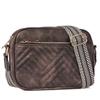 Bolso bandolera multifuncional con cremallera, combinación de colores europea y americana de moda transfronteriza, bolso cuadrado, bolso de hombro de PU, cartera, correa de hombro ajustable