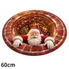 Alfombra de terciopelo de cristal transfronteriza, alfombra de sala de estar navideña visual 3D, alfombra duradera y decorativa, venta al por mayor del fabricante