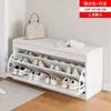 Banqueta para cambiarse los zapatos para la entrada de casa, zapatero abatible para propiedades de alquiler, banco integrado para zapatos en la entrada, zapatero para el pasillo