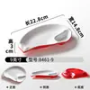 Pratos de Melamina Xiangyuanmei Pratos Comerciais Vermelho Branco Espessados Redondos Hotel Panela Quente Prato de Buffet Configuração Pratos de Restaurante