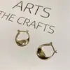 Design de Nicho Sentido Metal Irregular Torcido Brincos Fivela de Orelha Elegante Simples Versátil ins Joias Frias para Orelha