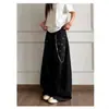 Jeans de tiro alto lavados con tachuelas estilo retro americano 2026 para mujer, nuevo estilo de verano, pantalones rectos holgados y estilizados