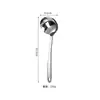 Juego de Utensilios de Cocina de Acero Inoxidable de 3 cm con Espátula y Cuchara para Cocinar, Espátula, Cuchara, Espumadera, Extensor de Harina, Espátula con Ranuras para Uso Doméstico
