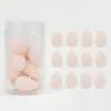 12 Esponjas de Maquillaje Mini Enlatadas Que No Absorben el Polvo y No se Atascan, Aptas para Uso Seco y Húmedo, Brocha para Base, Corrector, En Stock