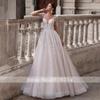 Vestido de Novia 2026 Estilo Nuevo Ajustado Vestido de Noche para Banquetes Comercio Exterior Vestido de Novia con Cola Europeo y Americano Cuello en V Vestido de Novia Ligero