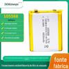 Bateria de lítio de polímero 105568 4000 mA 3.7V com bateria recarregável de energia móvel de combinação de tesouro de carregamento de linha