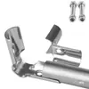 Conector de Tubo de Aço Inoxidável de 25mm Junta de Tubo Redondo Fixador Peças de Montagem de Cabideiro Prateleira Suporte para Tubo Redondo