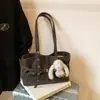 2025 Nuevo Bolso de Axila con Textura de Gamuza Otoño e Invierno Bolso de Hombro de Gamuza Escarchada Bolso Baguette Retro de Nicho