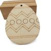 Colgante de virutas de madera de Pascua, decoración del hogar, pequeños objetos, huevo de madera para niños, pintado a mano, figura de bebé de virutas de madera, cuervo