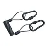 Cuerda de Cable de Acero Antirrobo Anti-Pérdida, Cuerda de Resorte Retráctil Automático, Equipo de Protección para Pesca, Cuerda Herramienta Anti-Pérdida