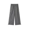 Pantalones Anchos Estilo Montaña para Exteriores Sin Marca Pantalones de Trabajo para Mujer Pantalones Largos Anchos Holgados con Cordón Pantalones Paracaídas K86331