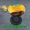 Precio Especial de Fábrica Mesa Redonda de Nogal Sudamericano Madera Maciza Resina Epoxi Arte Mesa Redonda Pequeña Mesa de Café Mesa Auxiliar Personalización