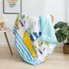 Edredom Infantil de Verão Fresco de Algodão Lavado Jardim de Infância Edredom para Ar Condicionado Soneca de Bebê Solteiro Desenho Animado Fino Verão Lavável à Máquina