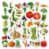 150 adesivos realistas de vegetais frescos estilo 'ins', adesivos de rabiscos para cadernos, desktops e decoração à prova d'água