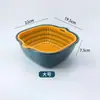 Cesta de escorrer de camada dupla de grau alimentício, escorredor de pia de cozinha, cesta de escorrer de plástico para frutas e vegetais, cesta de lavagem de vegetais doméstica, cesta de armazenamento