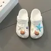 Pantuflas Cerradas Casuales y Cómodas con Dibujos de Estrella de Mar y Gatito para Mujer, Sandalias Gruesas Antideslizantes para el Hogar de Verano 2026