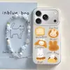 Funda para iPhone 16 Pro Max de Conejo Miffy Tostada Adecuada para Apple 17 Pro Europeo Americano 14 Linda 15 Pulsera