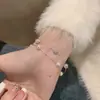 Pulsera de Perlas de Doble Capa de Gypsophila para Mujer 2025 Nuevo Lujo Accesible Nicho de Alta Gama Exquisita Pulsera de Zirconias