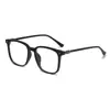 Gafas Kelo Xin para miopía, marco cuadrado ultraligero, marco esmerilado, para hombre, con lentes graduados disponibles, bloqueo de luz azul, lentes transparentes, mismo estilo para hombres y mujeres