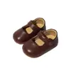Sapatos de primavera e outono para bebês meninas de 0-1-2 anos, sapatos de princesa para crianças pequenas, respiráveis, antiderrapantes, com sola macia para caminhar