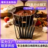 Juego de tenedores para fondue de chocolate de acero inoxidable transfronterizo, tenedor para fondue de queso, tenedor para mojar frutas, herramienta DIY para glaseado de dulces