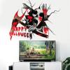 B021 Pegatinas de pared Autoadhesivas Halloween Pegatinas para dormitorio Pegatinas de terror Decoración del hogar Embellecimiento de pared Habitación para niños Dormitorio Anti