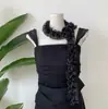 Chica Rosa/Diseño Original Encaje Bufanda Larga de Seda Cinta para el Cuello Coleta Primavera/Verano Nueva Bufanda Estrecha para el Cuello