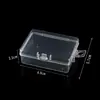 Caja Cuadrada Pequeña Transparente con Tapa, Caja de Herramientas, Manicura, Uñas Postizas, Caja de Plástico, Juguetes, Accesorios, Caja de Embalaje para Exportación Transfronteriza