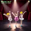 Chen Jun artesanato menina do balé plástico PVC artesanato chaveiro acessórios paisagem em miniatura Musgo ornamentos presente