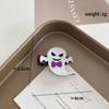 Horquilla para el pelo con lazo de murciélago divertido y fantasma de calabaza de Halloween, accesorio para fiesta infantil, serie oscura, para disfrazarse