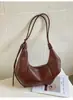 Bolsa de Viaje al Extranjero Estilo Commute Gran Capacidad Sensación de Alta Gama Bolsa de Empanada para Mujer Nueva Moda Diseño Versátil Bolso Cruzado Bolsa Croissant