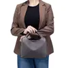 Bolso Casual para Mujer de Cuero Genuino de Gran Capacidad Textura Suave de Cuero Bolso de Hombro Portátil Estilo Coreano Simple Bolso Cruzado Versátil