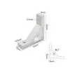 Conector de ángulo de aleación de aluminio para perfiles 45 grados/90 grados/135 grados soporte ángulo de extrusión 2020/3030/404