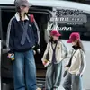 Conjunto de outfit súper lindo de otoño para niñas, sudadera versátil y pantalón casual conjunto de dos piezas para niñas mayores, estilo de alta gama para niños