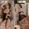Lingerie Sexy Novo Estilo com Renda Vazada, Tela Transparente Abre-Crotch Apaixonada Não-Tirar 5019
