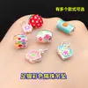 Pingente Charme Contas Espaçadoras Estrela Colorida com Epóxi Prata Esterlina s999 Cristal Wenwan Cordão Trançado para Pulso Colar Acessórios DIY