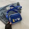 Bolsa Pequeña de Dibujos Animados Estilo Coreano, Nuevo Modelo Primavera Verano, Gran Capacidad, Bolso de Hombro Elegante y Texturizado, Bolso Cuadrado Pequeño Cruzado Versátil Casual para Mujer